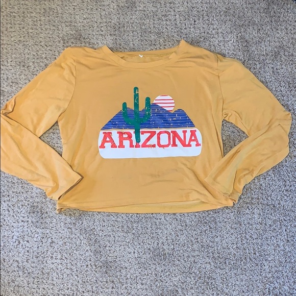 Zaful Tops - Cropped Arizona Long-Sleeve